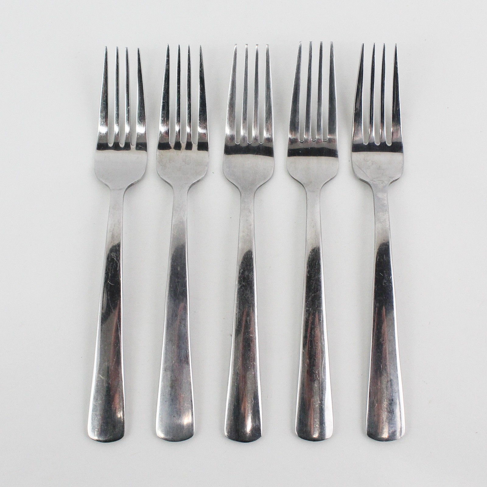 Set of 5 Oneida Aptitude Stainless Dinner Forks