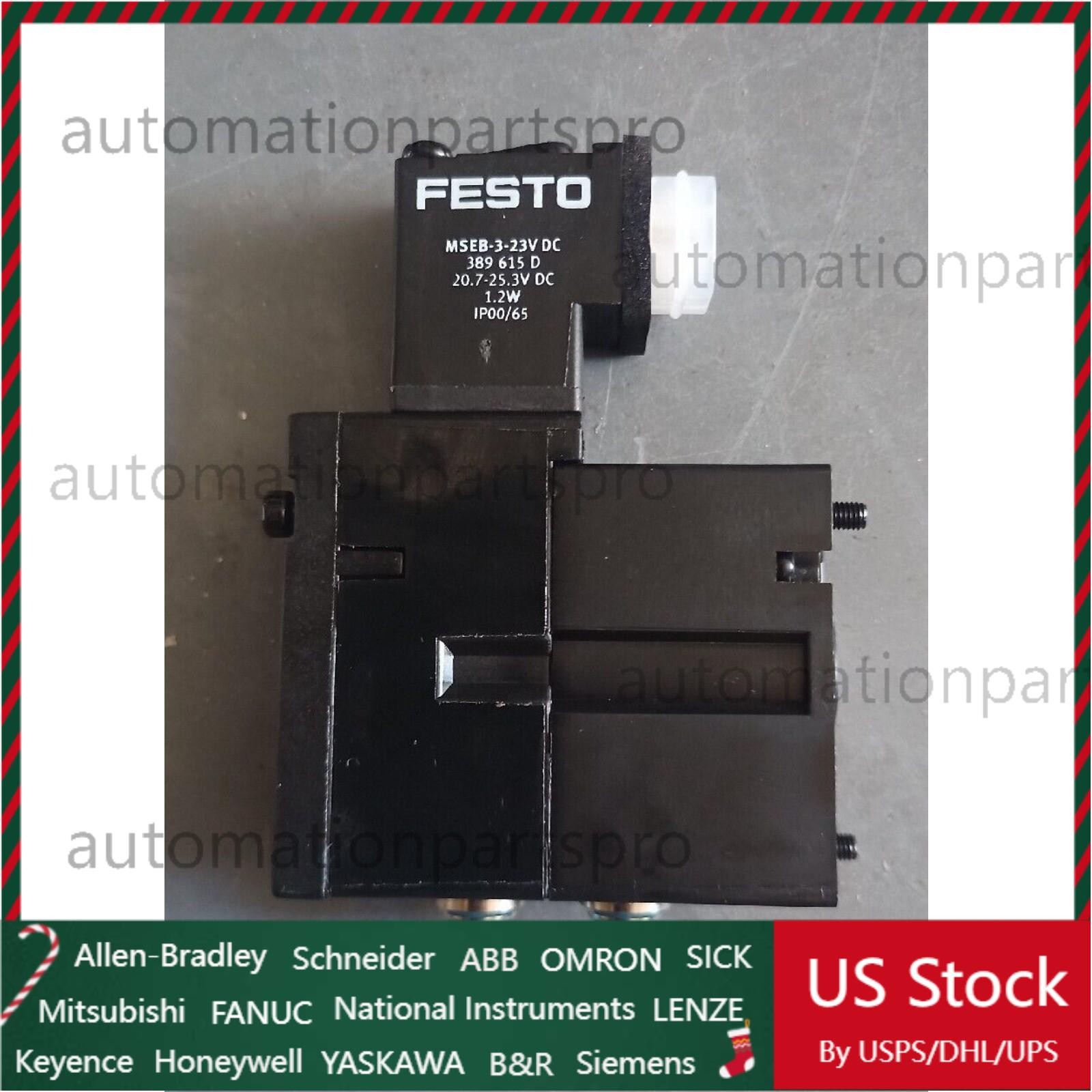 US FREE TAX New Festo  MEBH-4/2-QS-4-SA Solenoid Valve