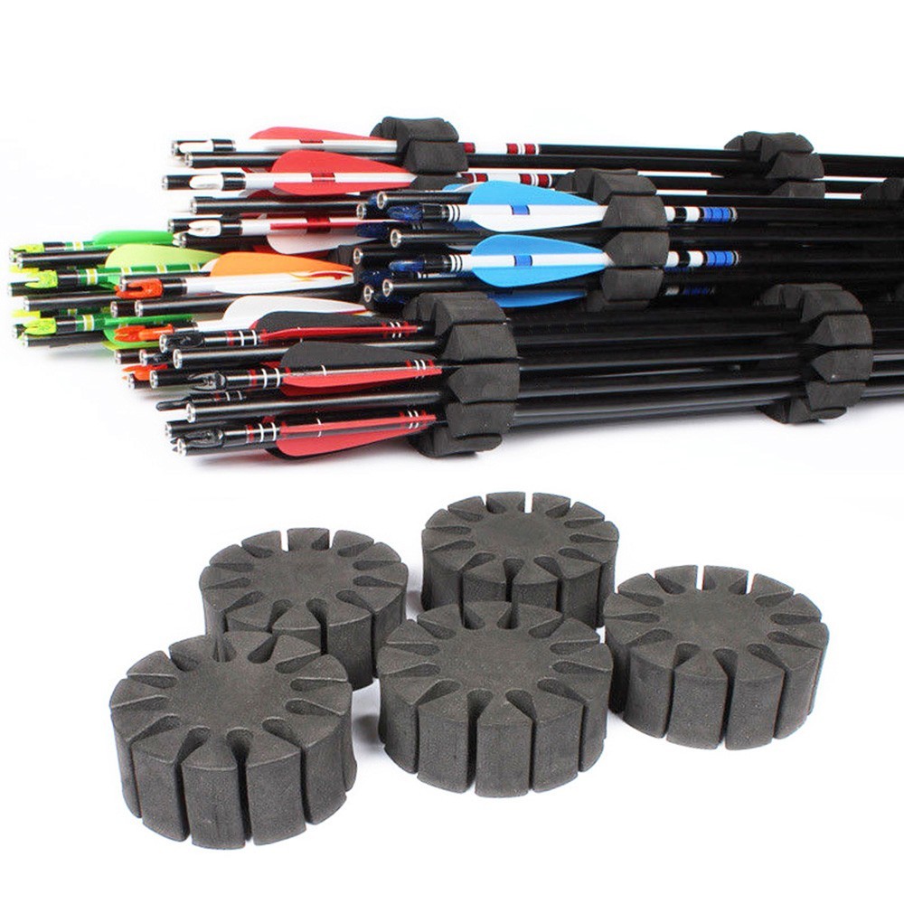 12 Arrows Separator Quiver Arrow Holder Separator Quiver Insert Foam Grip Black