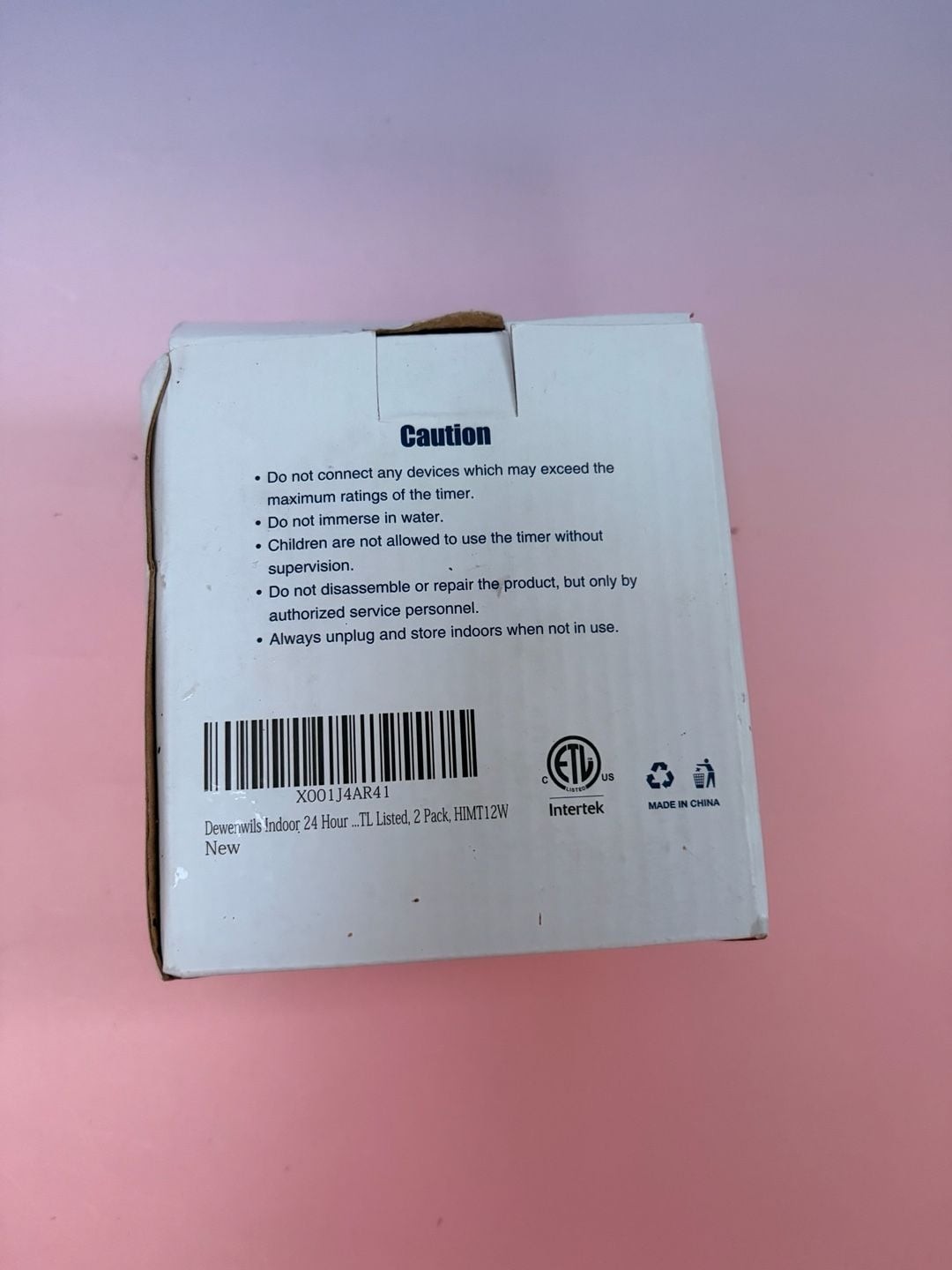 DEWENWILS 24-Hour Indoor Mechanical Pin Timer 2-Pack