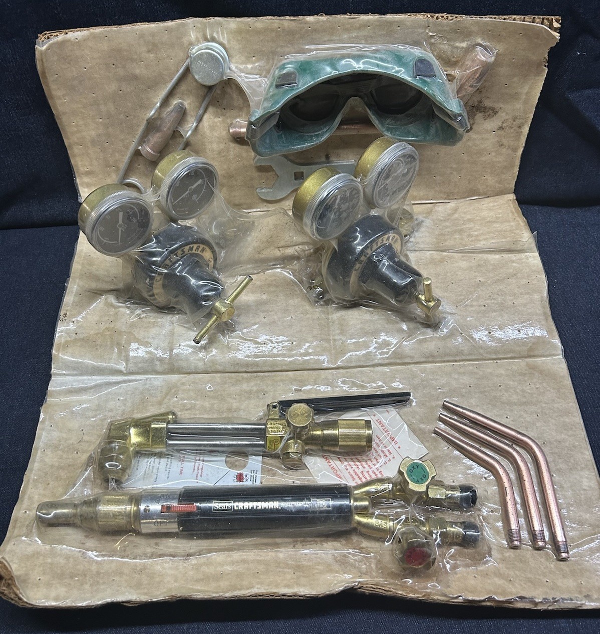 Sears Craftsman Nos USA Harris Oxy Acetylene Torch Cutting Outfit New Sealed