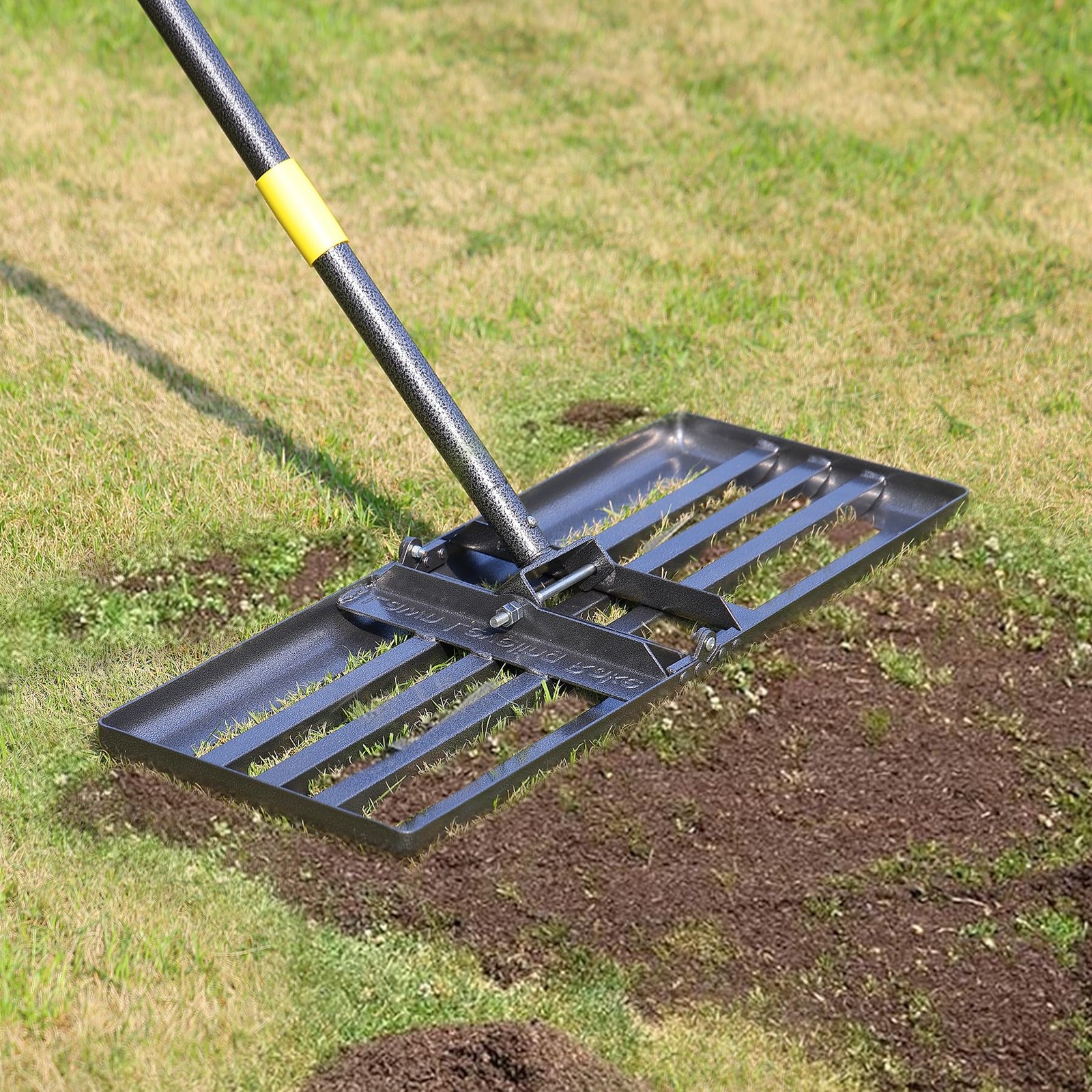 Lawn Leveling Rake, 72 inch 27"x10" Levelawn Tool, Heavy Duty Effort Saving L...