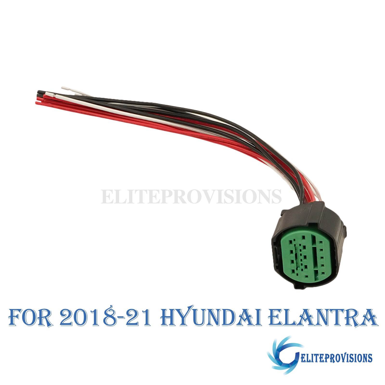Front Headlamp Headlight Connector Harness 114-10653 For 2018-21 Hyundai Elantra
