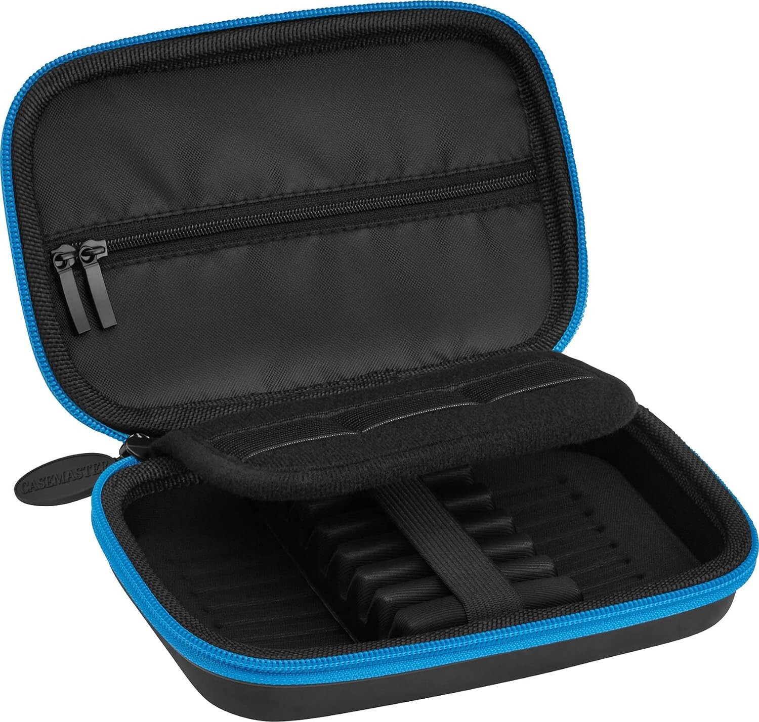 Casemaster Sentinel Dart Case with Blue Zipper