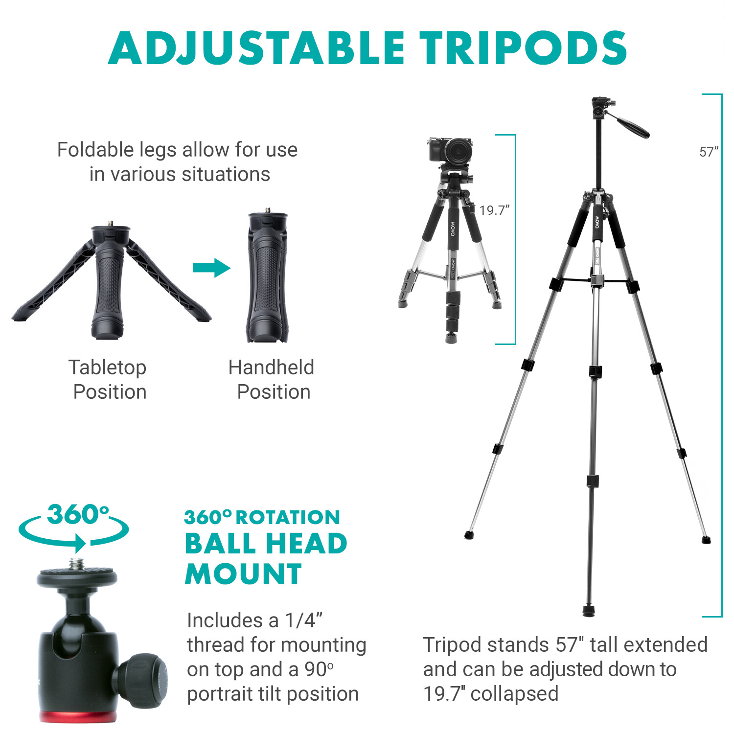 iVlogger-PRO Vlogging Kit with Full Tripod for iPhone/Android