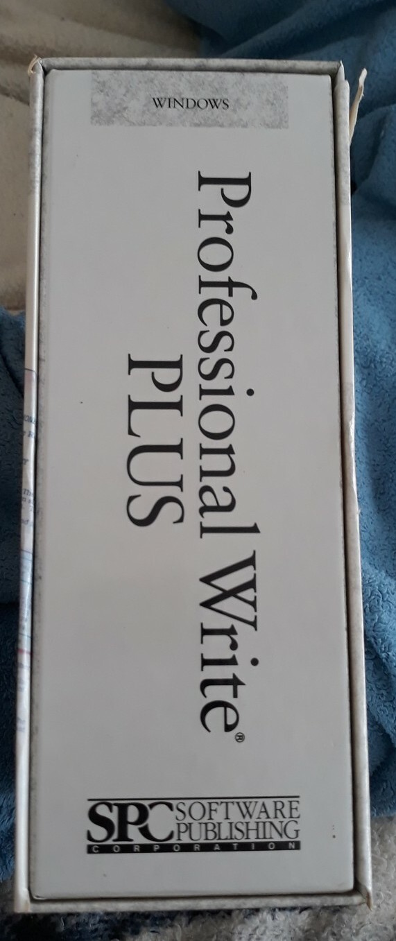 VINTAGE SOFTWARE: SPC Windows Professional Write Plus Word Processor. 3.5 DD Dis