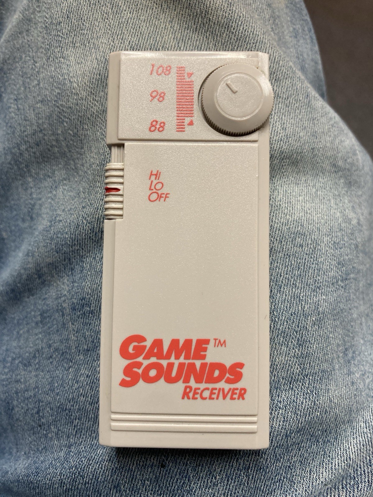 1991 Lightwave Technologies Game Sounds Receiver Handheld Radio Vintage