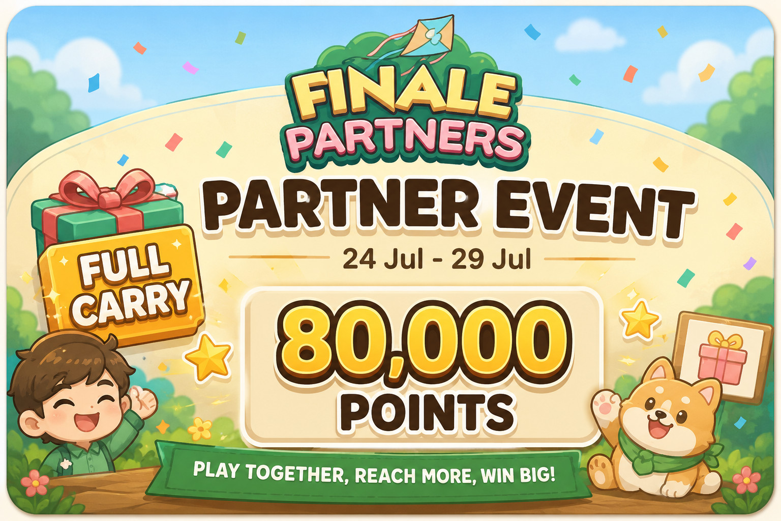 Monopoly_Go springfield Partners EVENT 🔥 FULL CARRY 80K POINT 🔥 CHEAP ⚡ FAST ⚡