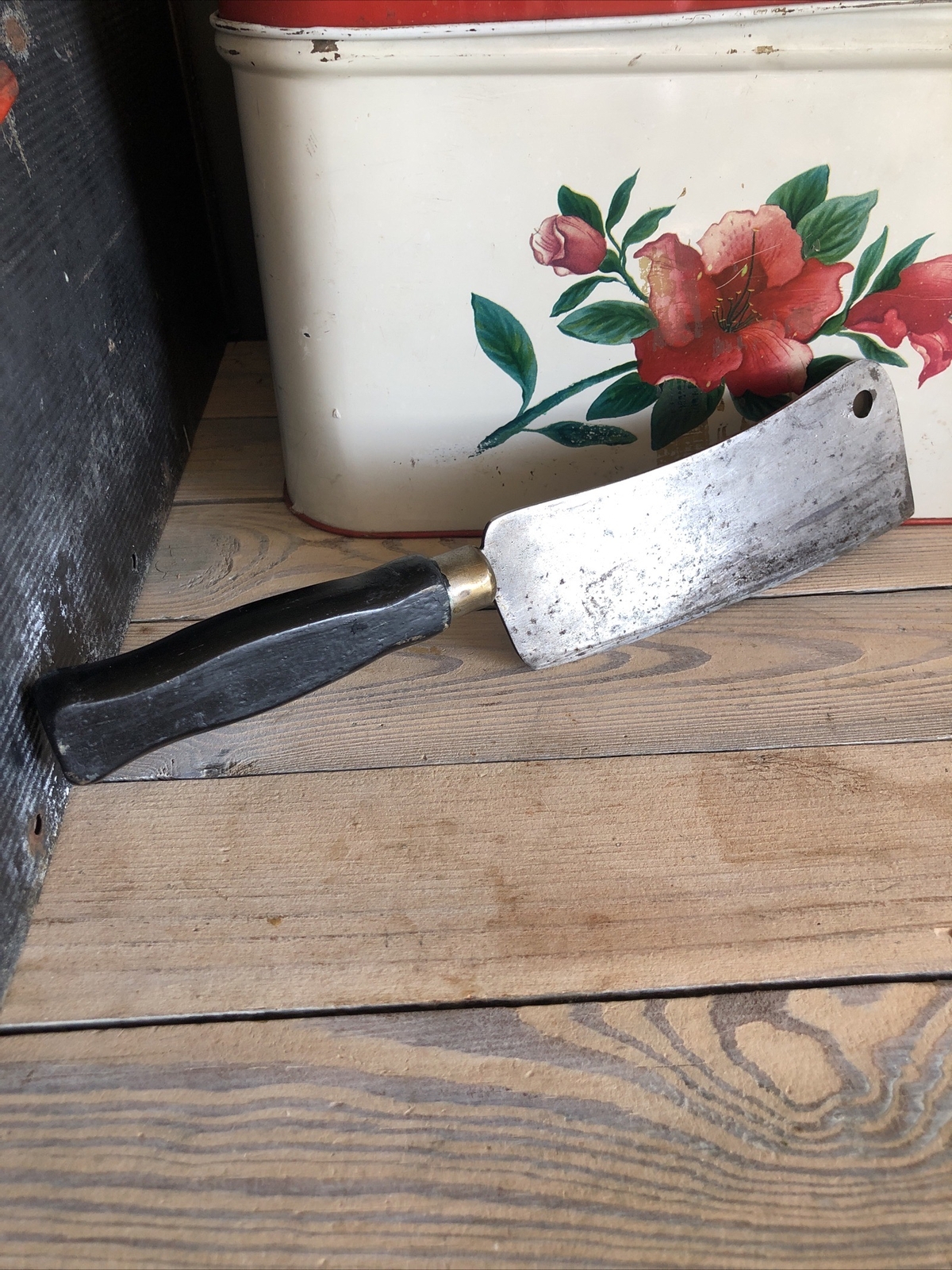 McLean Black & Co Meat Cleaver High Carbon Steel Made In USA Boston Mass.Vintage