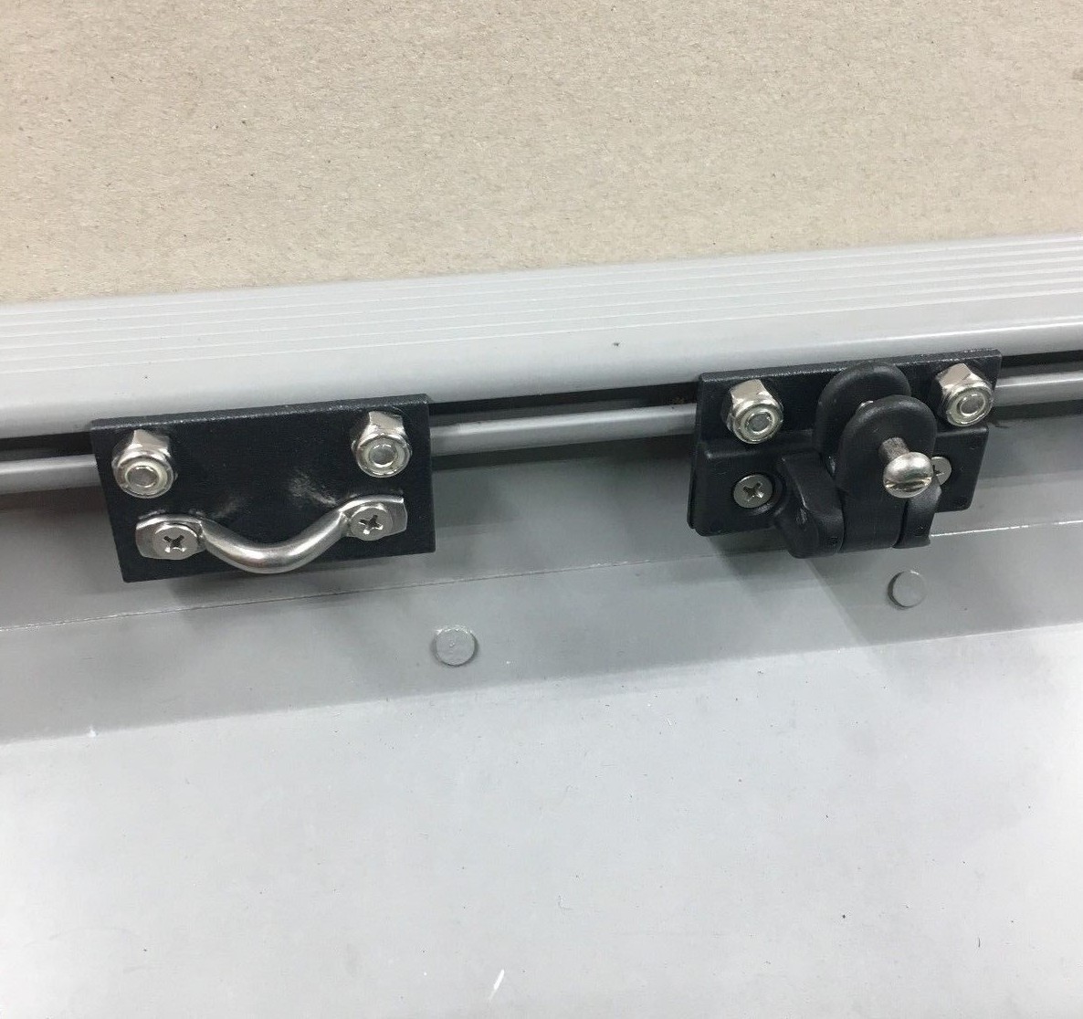 Tracker Boats "Guide V-14" Versatrack Bimini Top Brackets Custom 4-Hinge USA