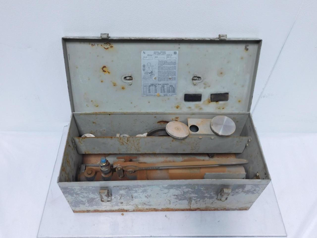ASHCROFT 1305B-50 DEAD WEIGHT TESTER 5 - 5000 PSIG T123351
