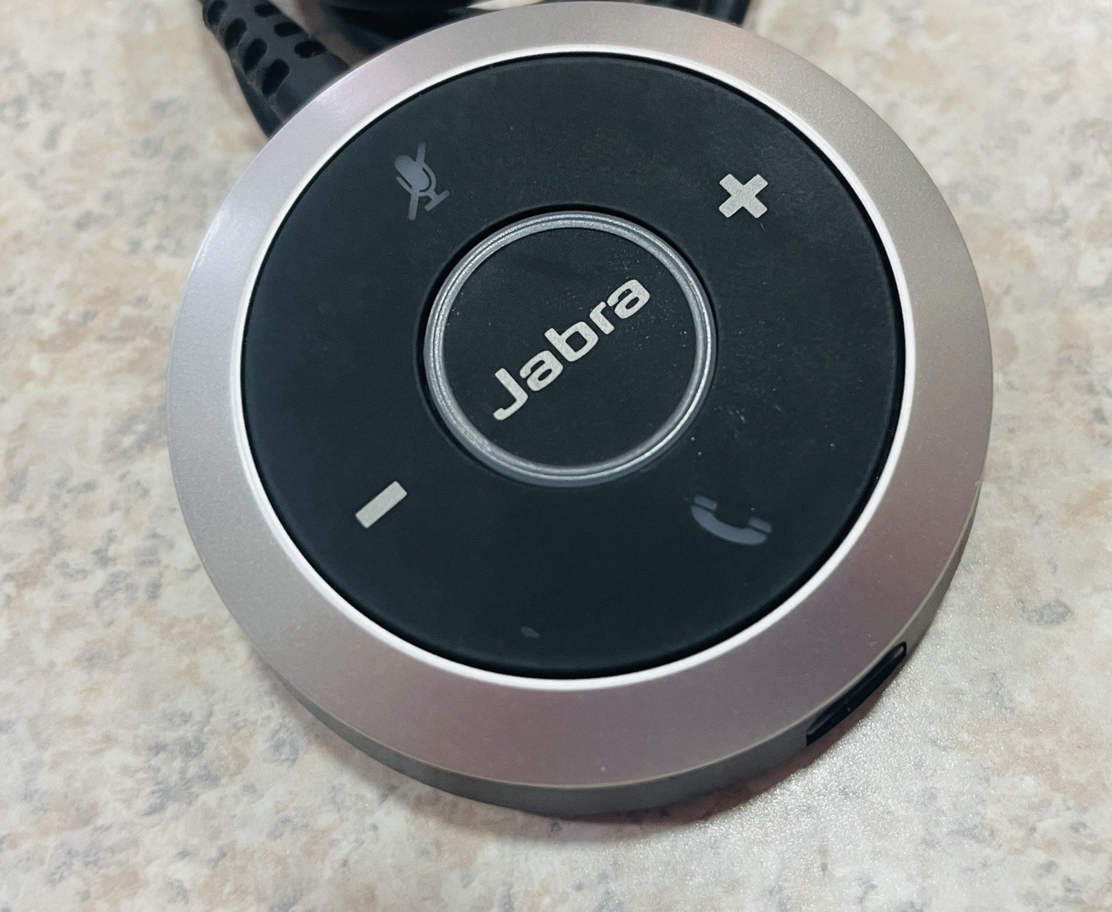 Jabra Headset Connector AUX to USB-C Adapter Volume Buttons-New But No Box