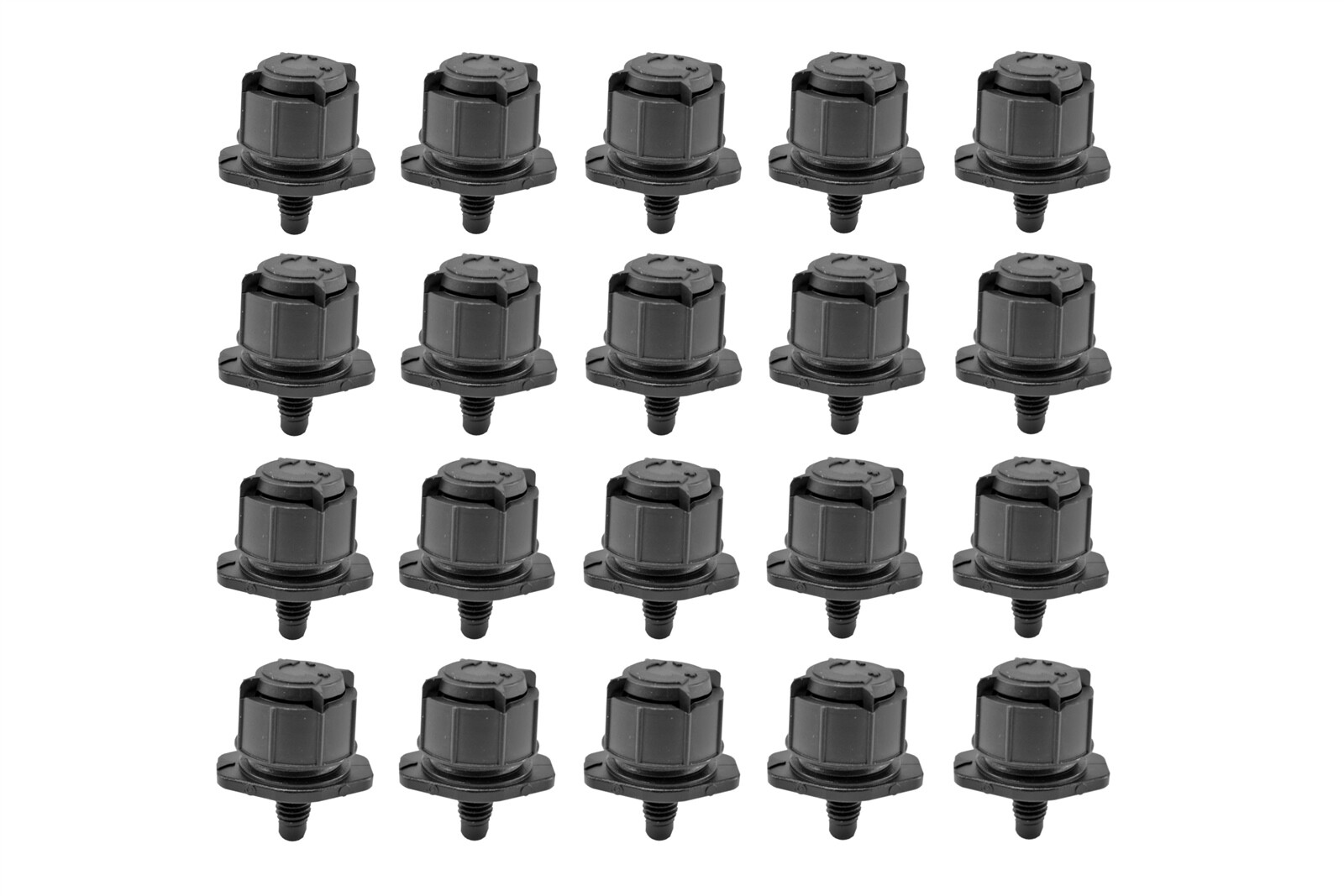 20 Rain Bird Drip Irrigation 10-32 Threaded Micro-Bubbler 360° Full Circle