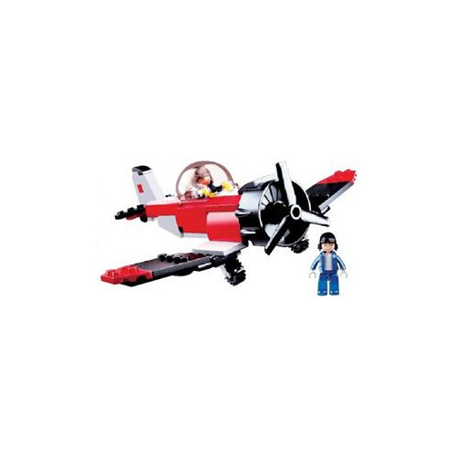 Sluban Aviation - Building Blocks - Red Airplane