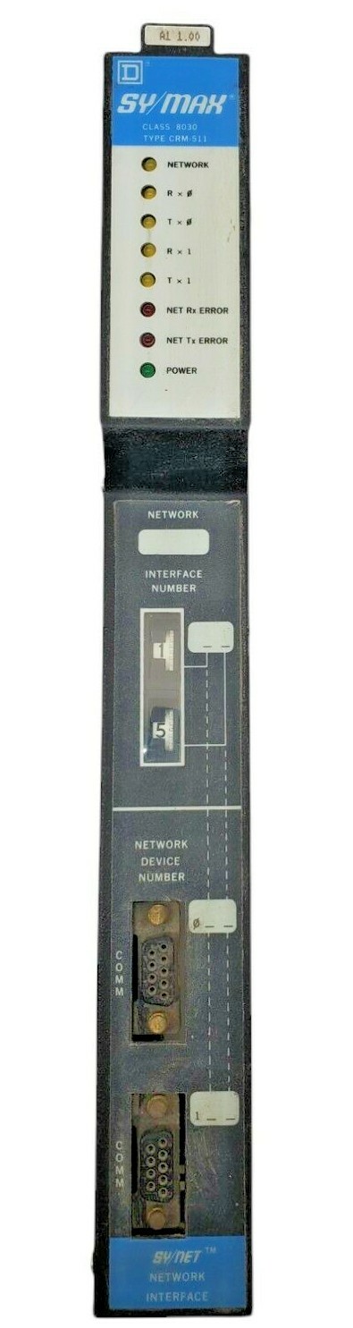 SQUARE D SY/MAX NETWORK INTERFACE CLASS 8030 TYPE CRM-511