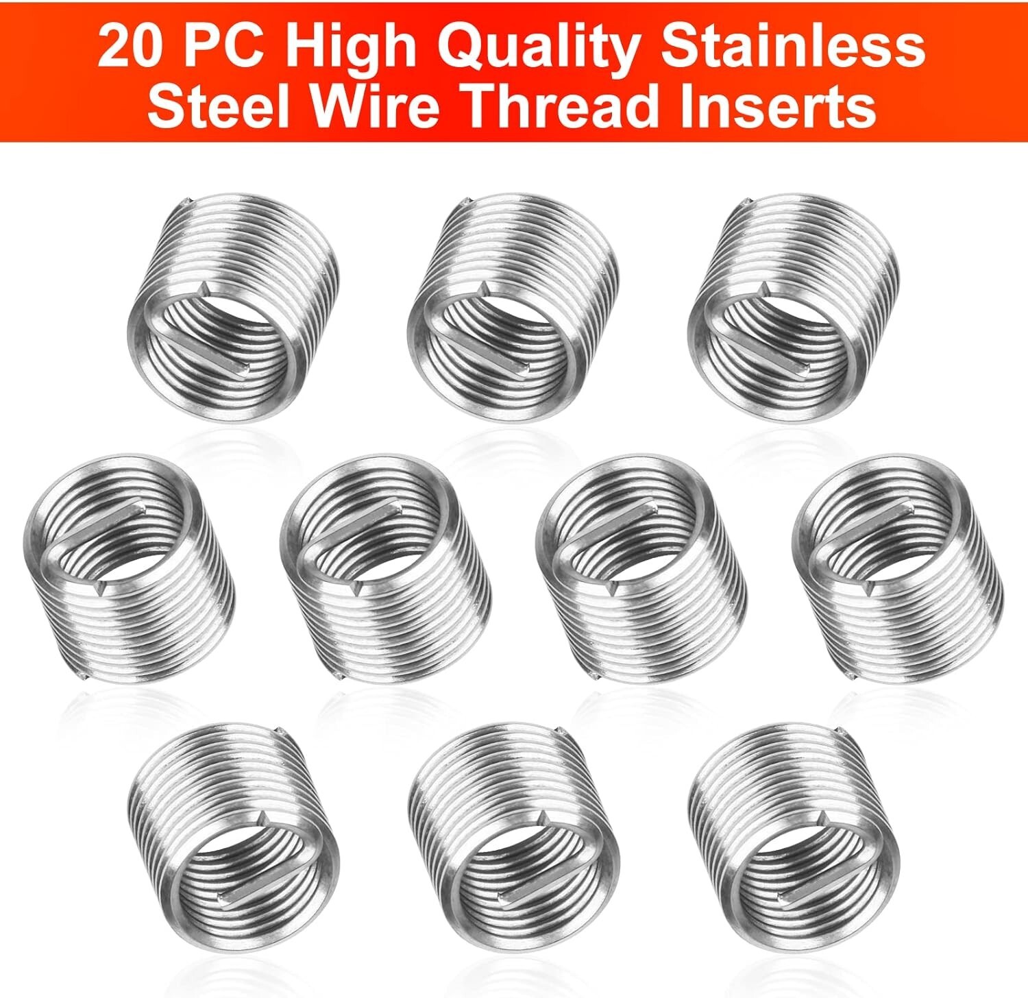 M5 x 0.8 Thread Repair Tool Set Stainless Helicoil Wire Insert Kit
