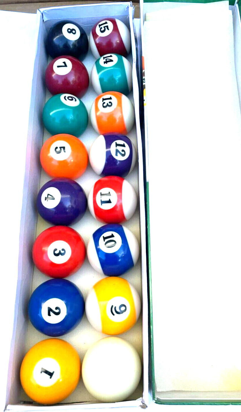 Authentic Classic Sports Billiard Ball Set Official Size Pool