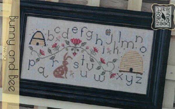Bunny And Bee~Annie Beez Folk Art