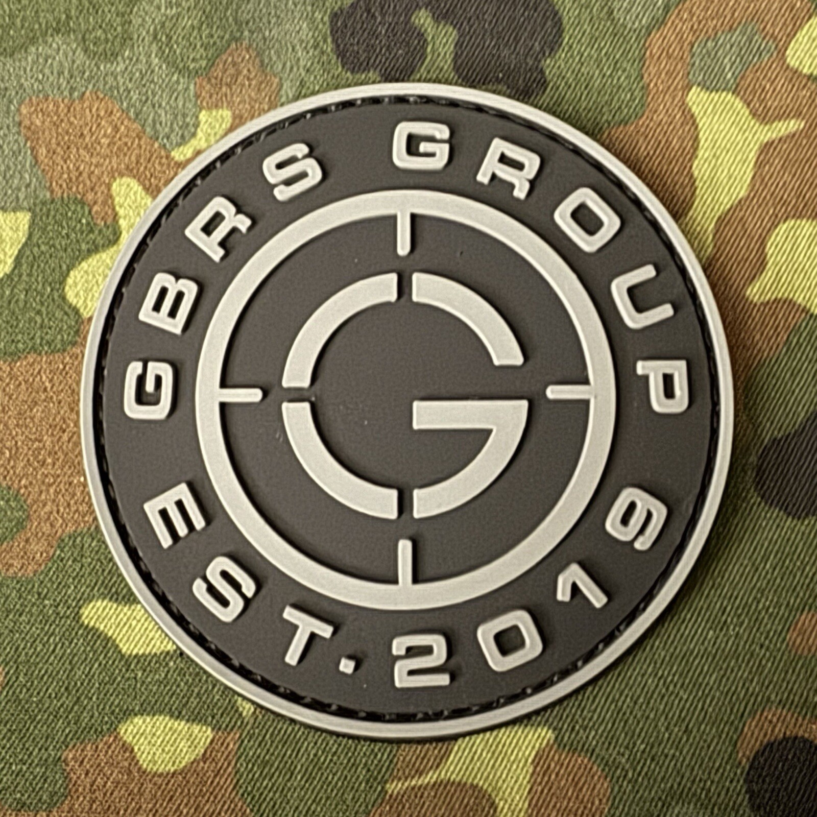 GBRS GROUP PVC Patch Hook Back Global Battlefield Research Solutions GRAY