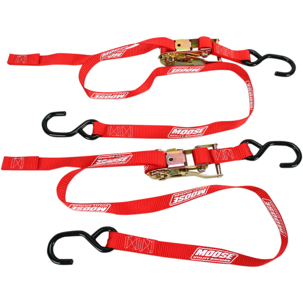 Moose Utility Division Ratchet Tie-Down - 1" - Red | 3920-0298