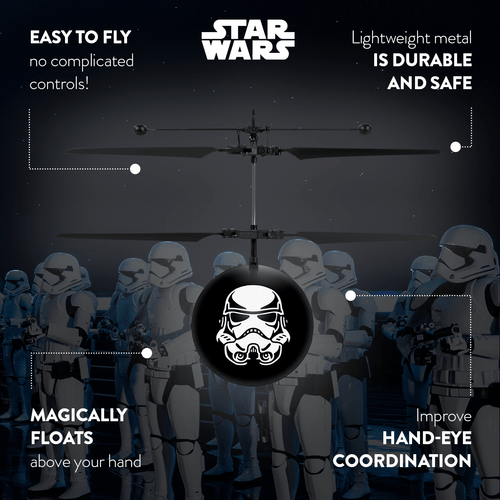 Star Wars Storm Trooper IR UFO Ball Helicopter