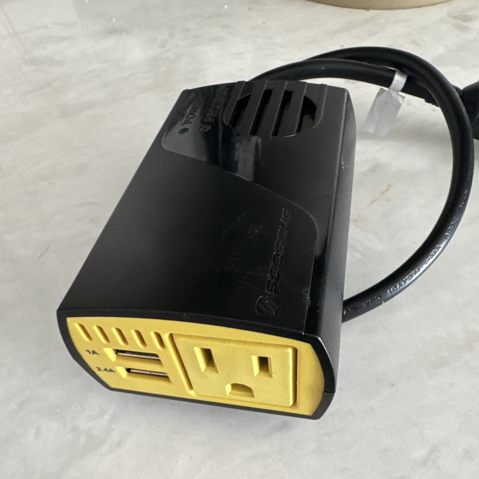 Scosche PI150M 150W Modified Sine Inverter 12-15VDC to 120VAC Dual USB