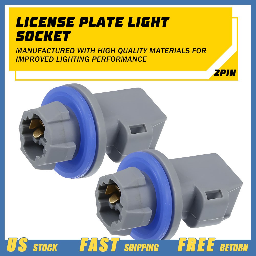 1 Pair Turn Signal Light Bulb Socket Gray for Ford Focus 2008-2011 F81Z13411AA