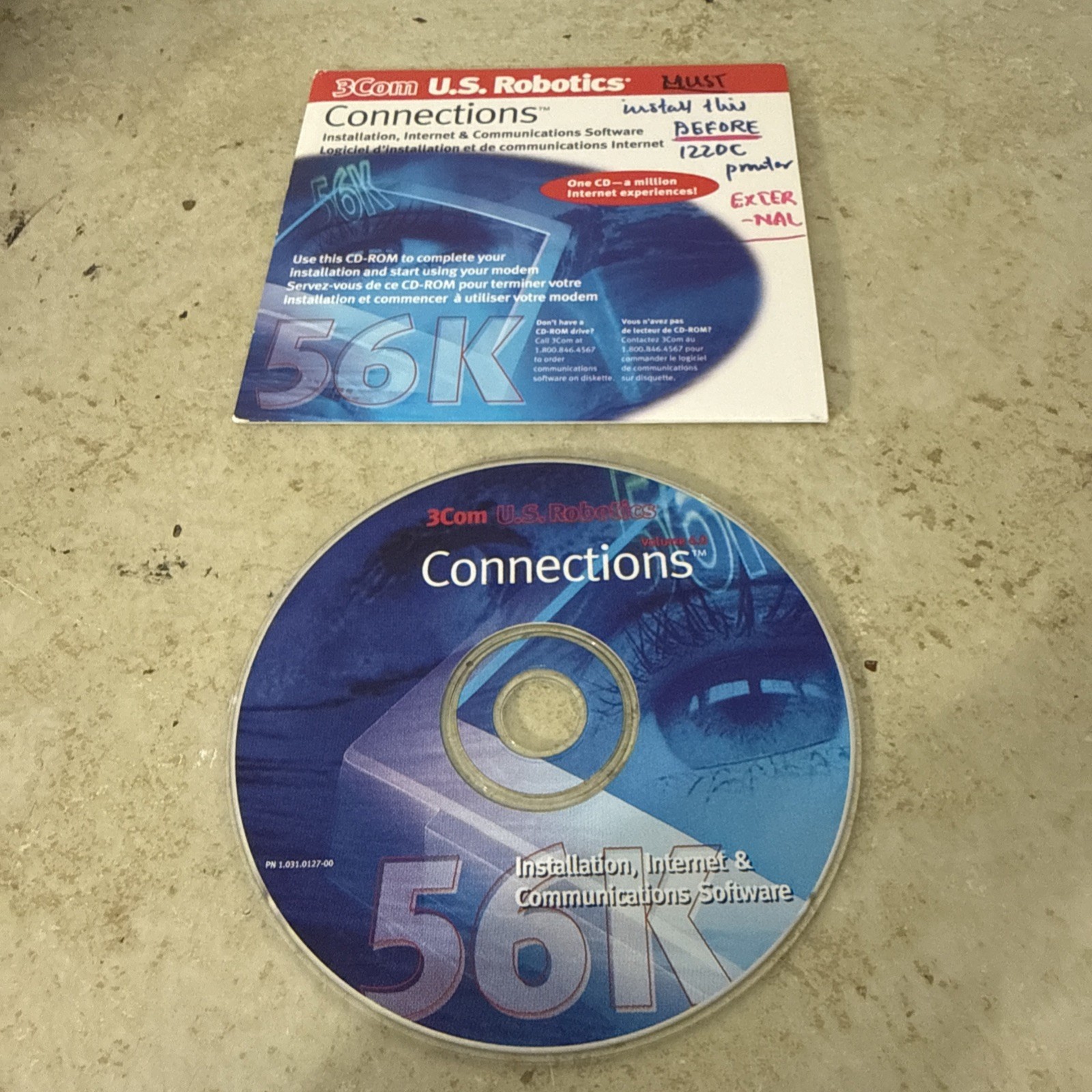 3Com U.S. Robotics Connections Volume 6.0 56K Installation, Internet