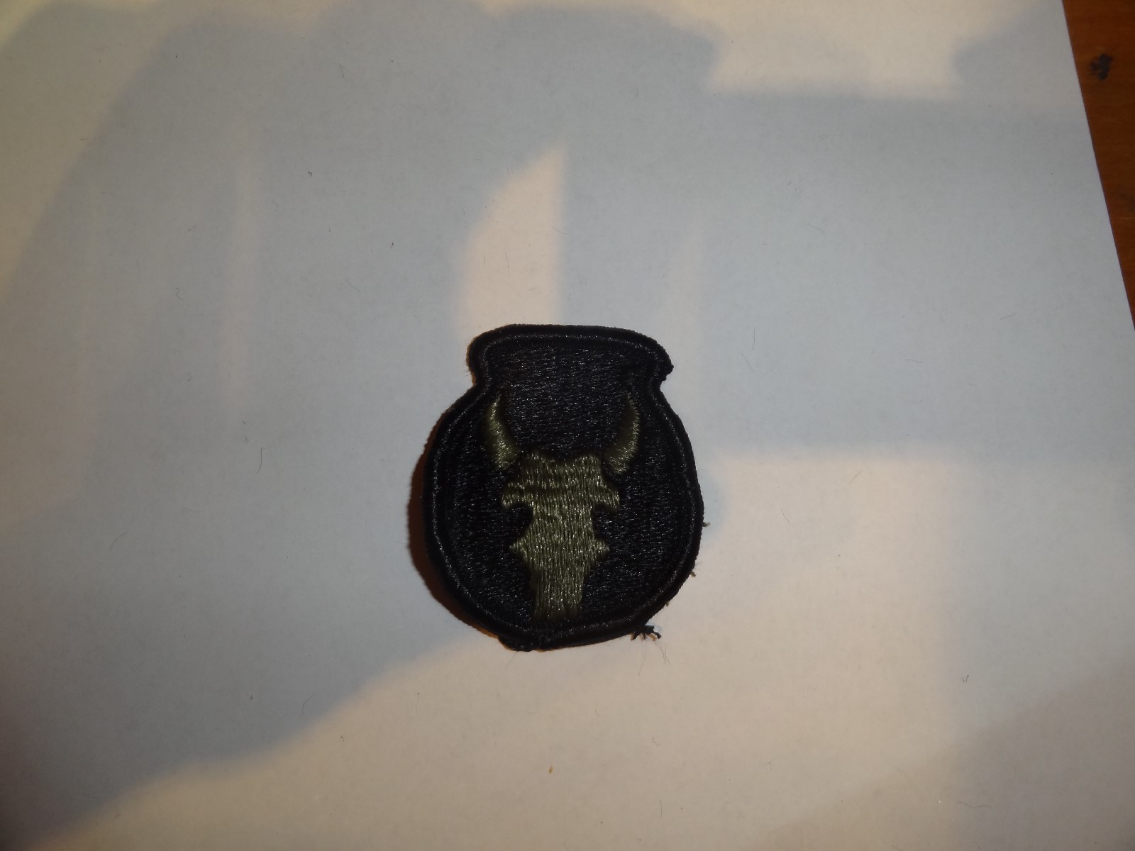 MILITARY PATCH SEW ON SHOULDER SUBDUED US ARMY 34TH INFANTRY DIVISION SUBDUED