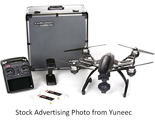 YUNEEC Model Q500 Drone, 4-rotor, 4K Camera