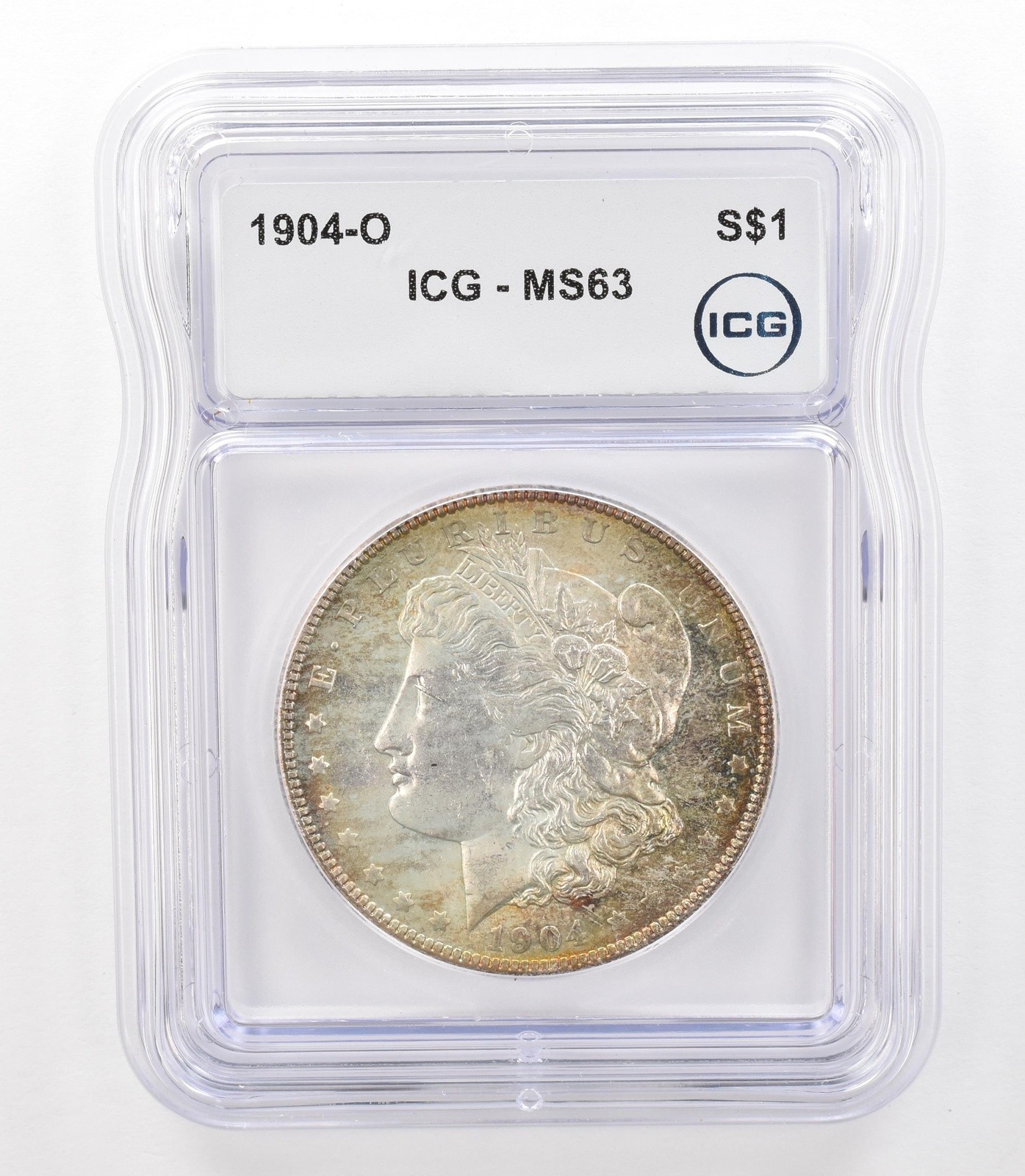 1904-O Morgan Silver Dollar MS63 ICG Beautiful Tone *3161
