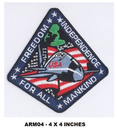 ARMAGEDDON FREEDOM FILM CREW PATCH - ARM04