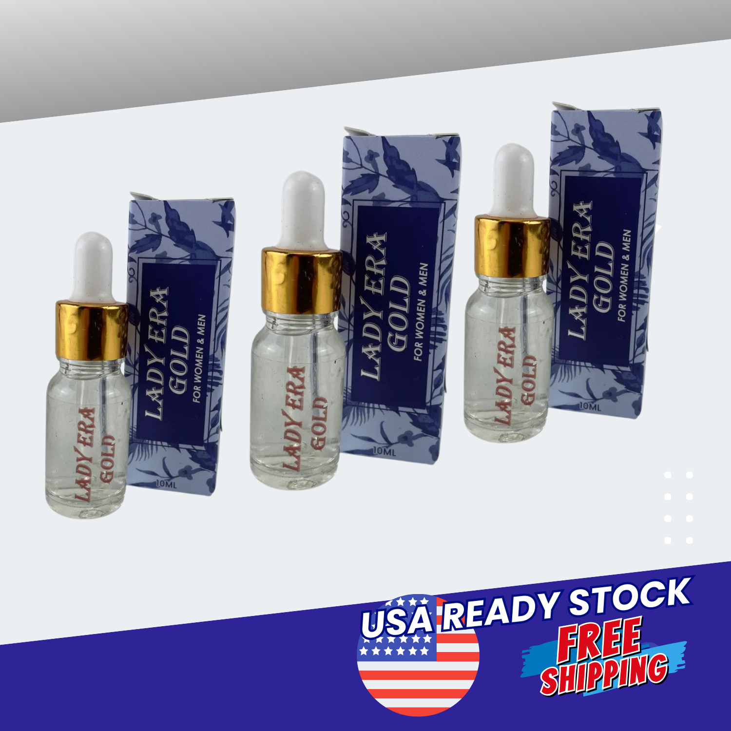 3X Liquid Drops Aphrodisiac Arousal Enhancement Men and Women USA Free Shipping