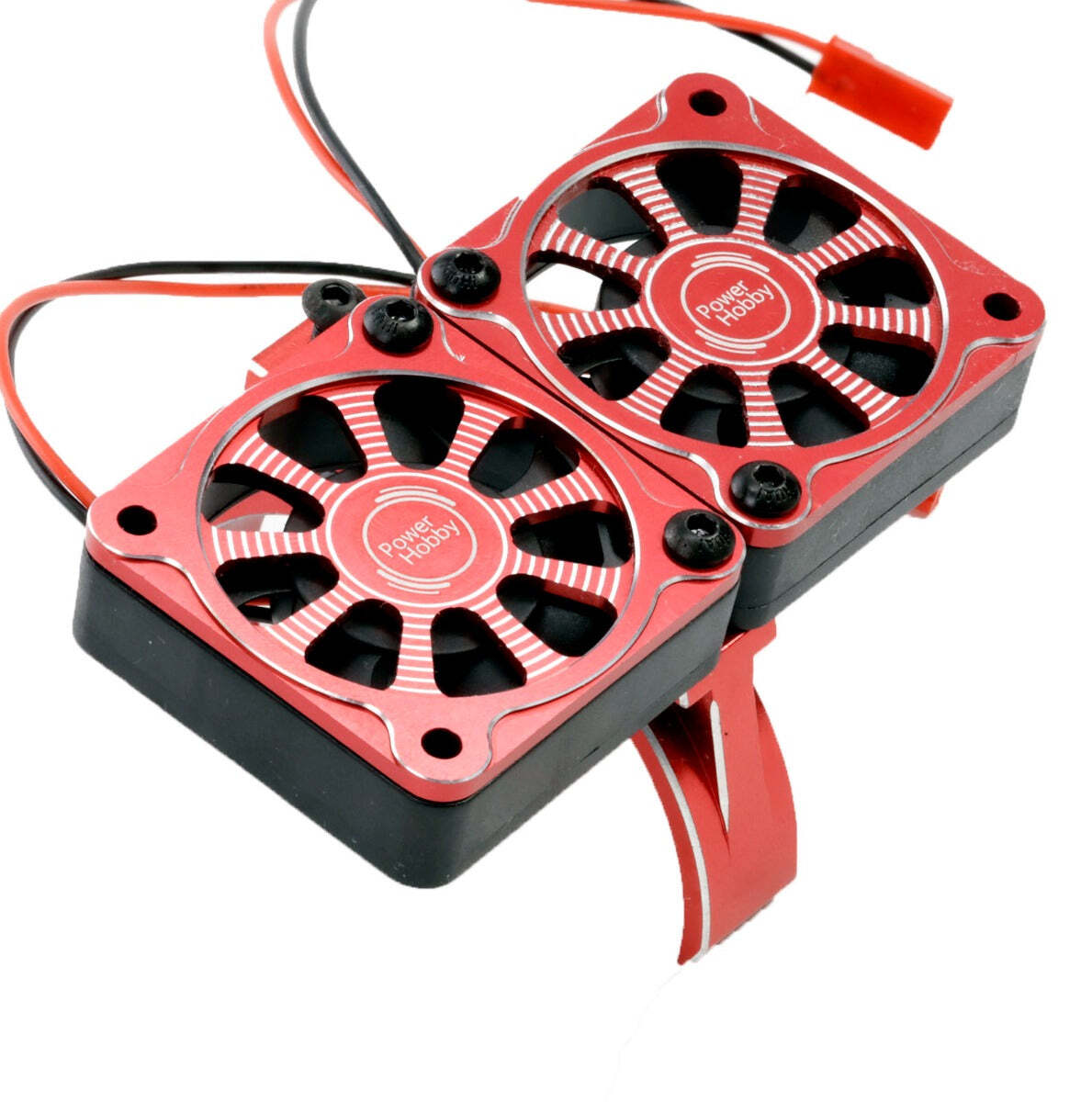 Powerhobby 1/5 Aluminum Dual High Speed Cooling Fans RED Arrma Kraton 8S
