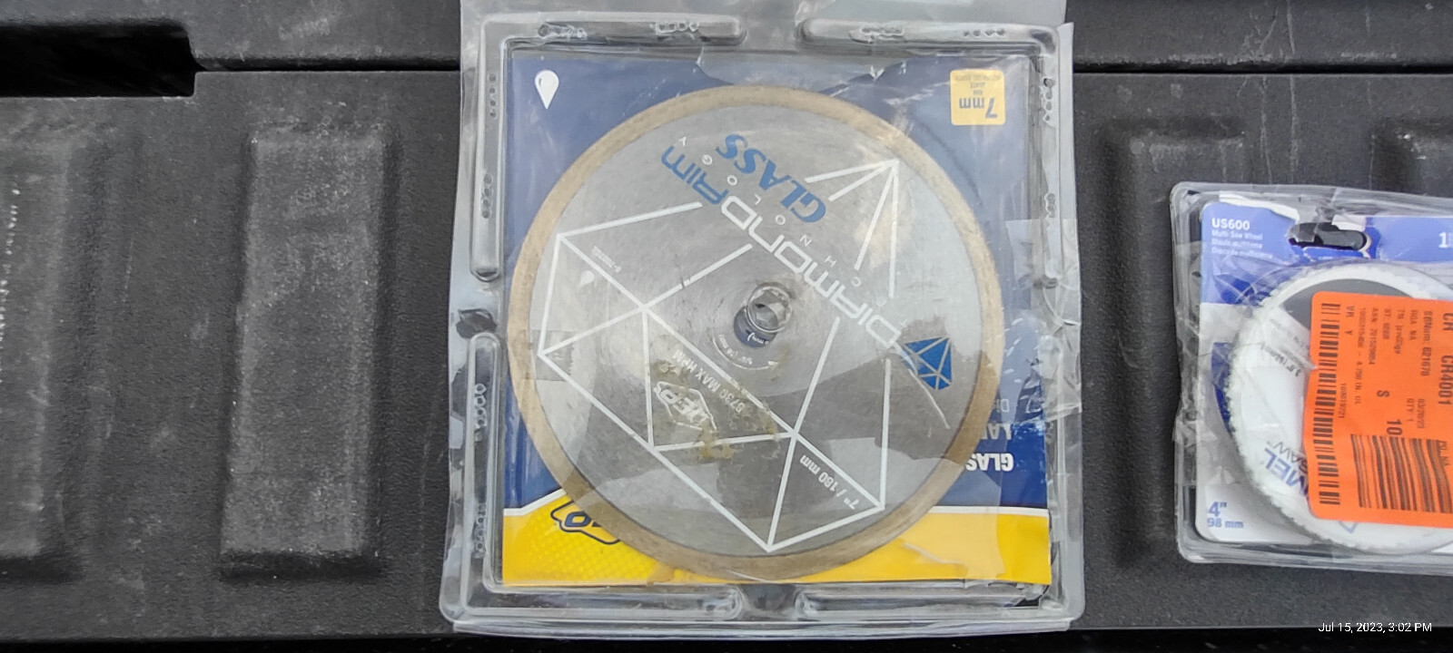 RIDGID 7" Continuous Diamond Blade HD-CT70CP X2 PLUS OTHER 2 BLADES