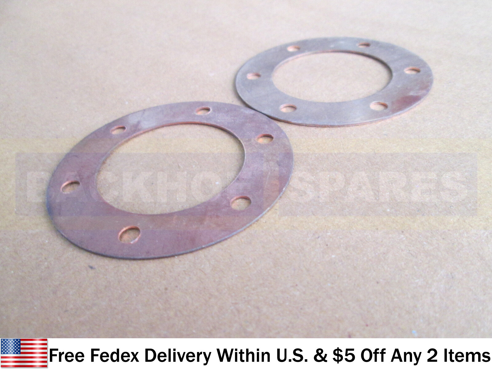 JCB PARTS - DIFF. GEAR SET THRUST WASHERS (PART NO. 808/00209 & 808/00210)