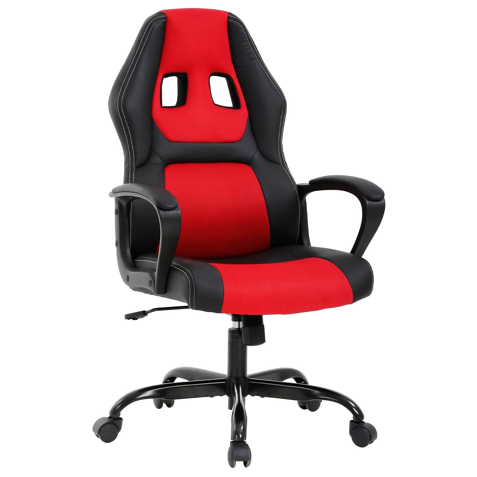 Office Chair Ergonomic Gaming High Back 1'6" x 1'7" x 3'9", Red