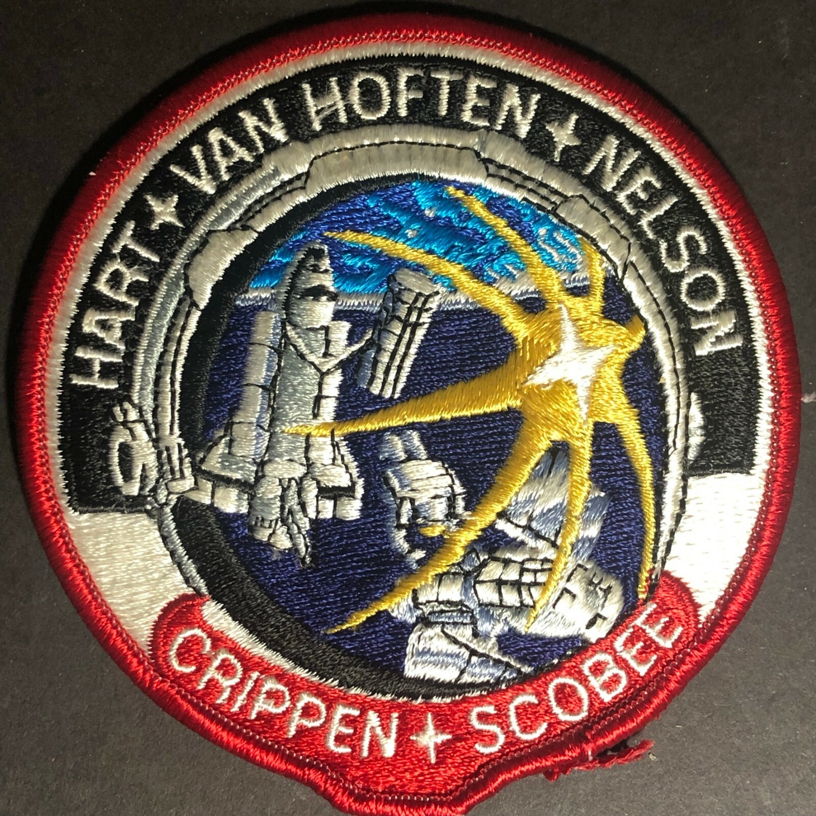 Vintage NASA Space Shuttle STS-41-C (STS-13) Embroidered Patch 4"