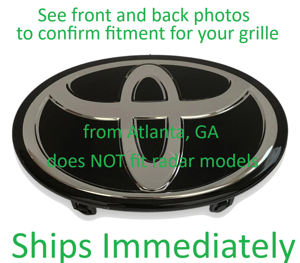 for 2016-2018 TOYOTA AVALON Front Bumper Grille Emblem Badge Logo 53141-42020