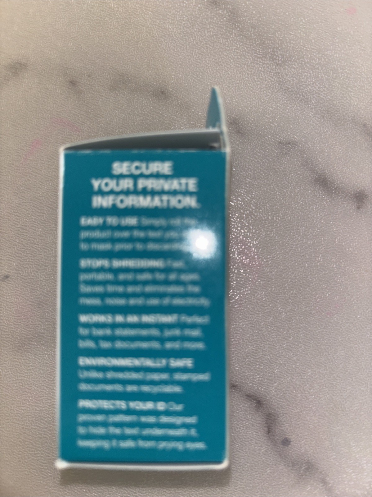 The Original Guard Your ID Identity Protection Security Prevention Stamp Wide