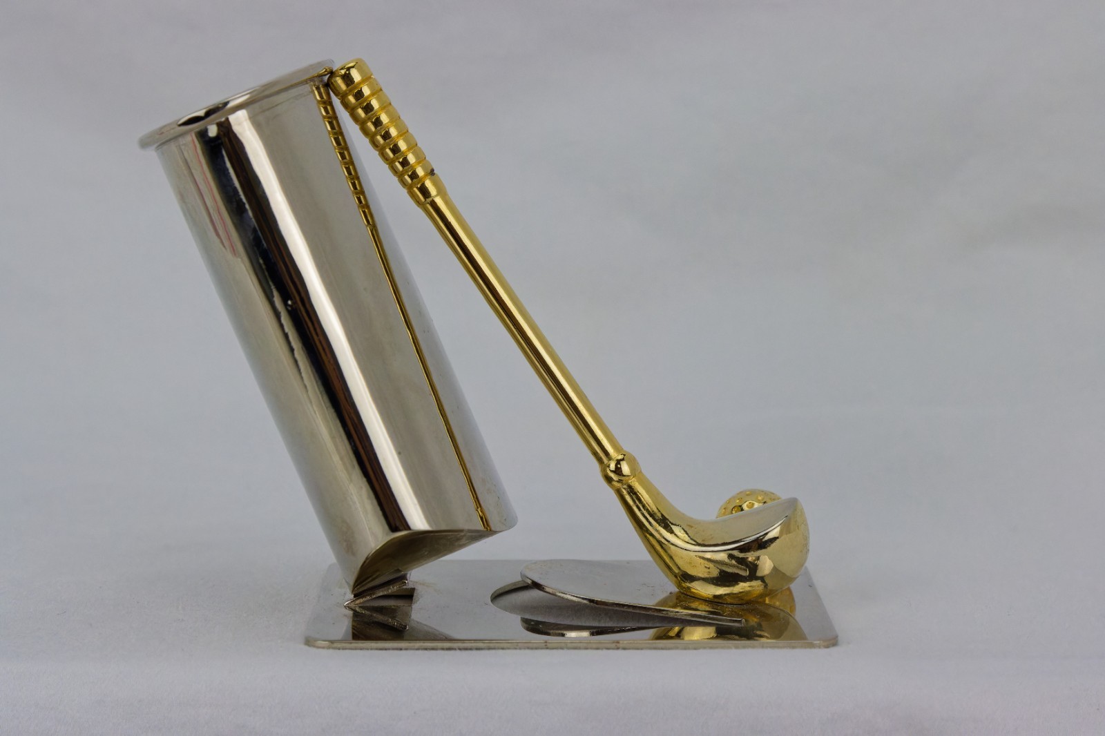 Golfer Eyeglass Holder, Two Tone, Trophy/Presentation Style Piece