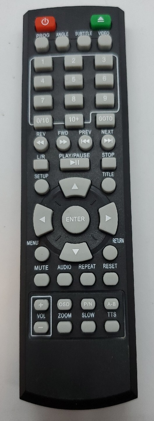 Onn 100008761 DVD Remote Control