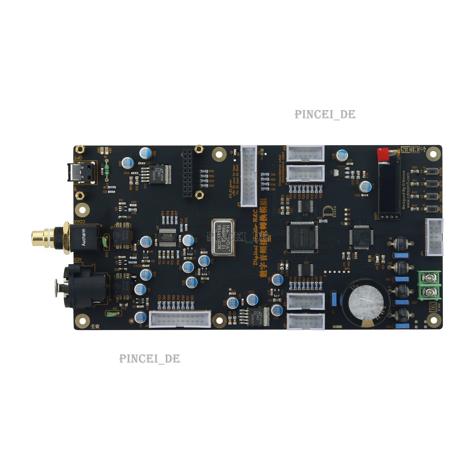 TDA1541 DAC Board Audio Decoder Board Supporting 384K Sampling Rate for DIY Use