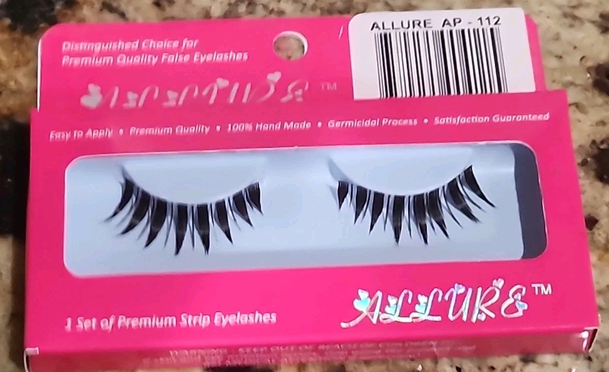 Allure Premium False Eyelashes AP-# 112 Handmade Lashes 10Packs Of 2 New In Box