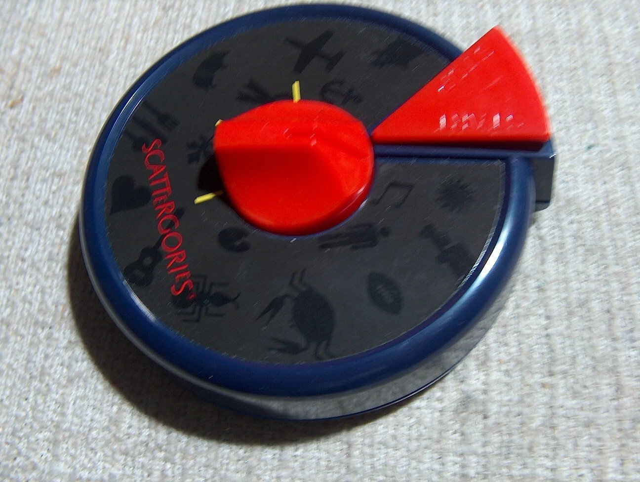 original Scattergories Game Replacement Parts Blue Timer very nice