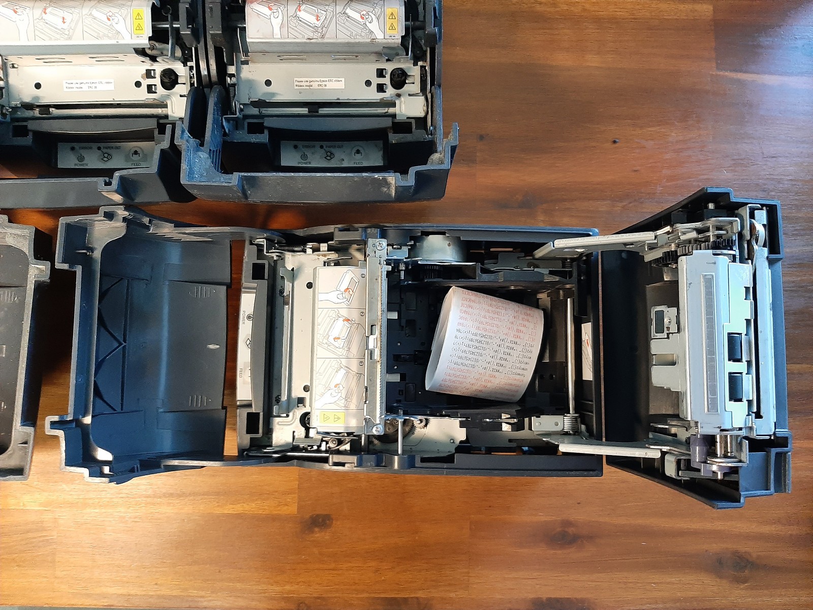 Lot of 5 Tested Working Epson TM-U220B Receipt Kitchen Printers Point of Sale SI