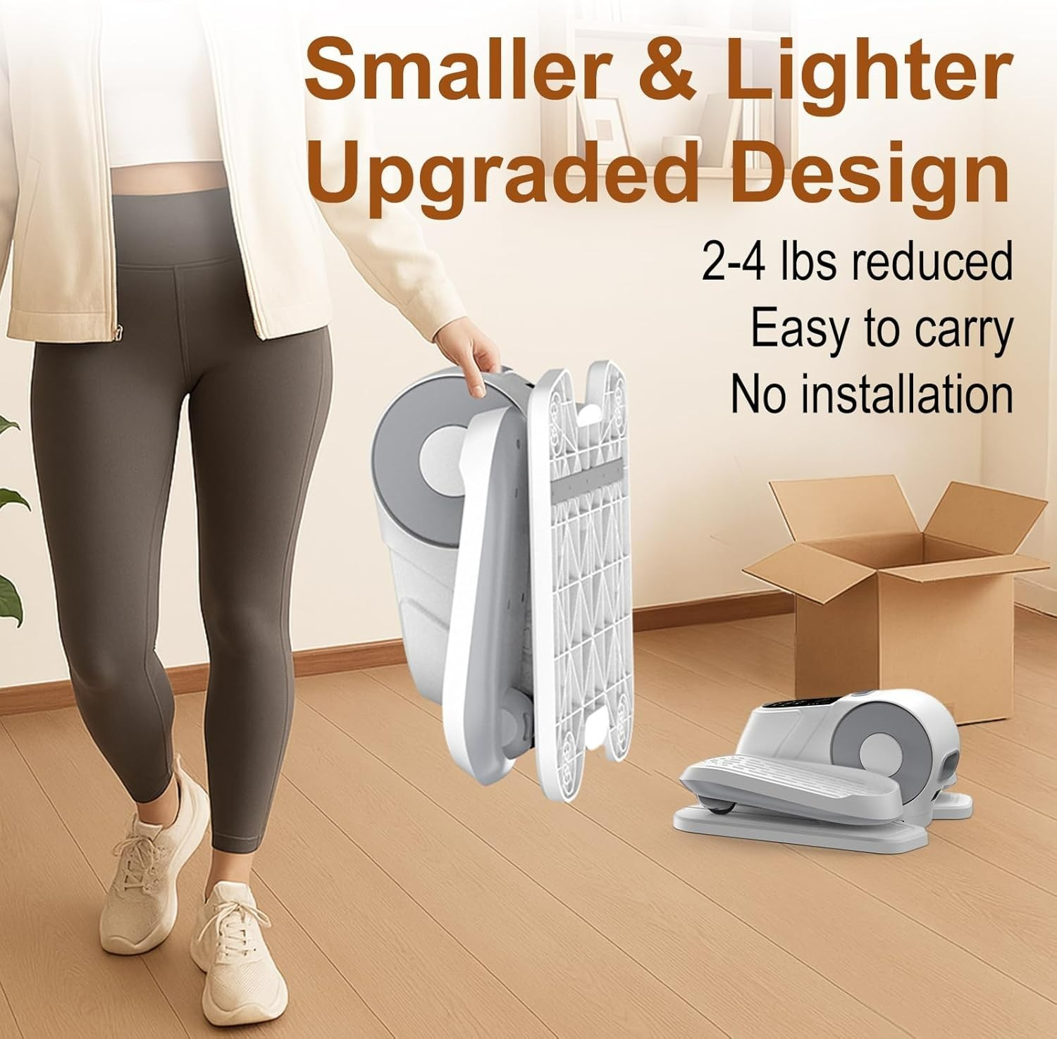 Ellipse Leg Exerciser for Seniors, Quiet & Portable Electric Seated Eclipse E