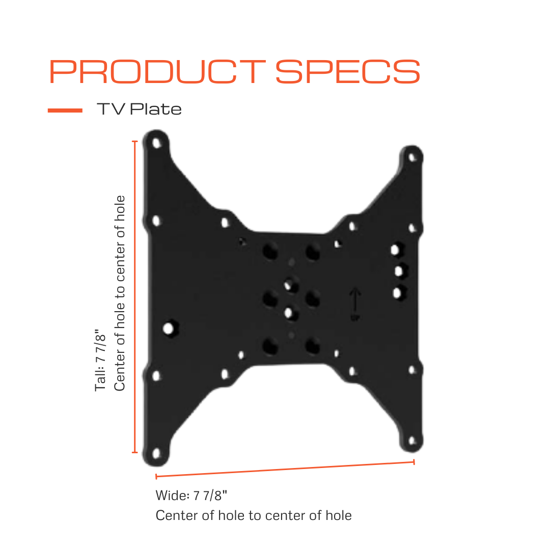 RV TV Quick Disconnect Flush Mount for Forest River, OEM Replacement