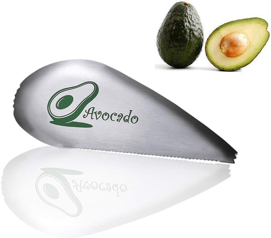 Avocado Slicer, Multifunction 3 in 1 Avocado Cutter, Premium Stainless Steel Sli