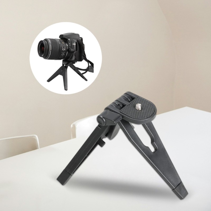 MultiPurpose Mini Tripod Foldable ABS Build Shockproof Base For Camera Mount